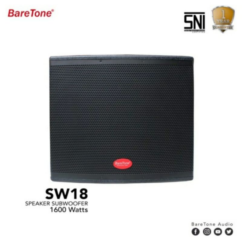 subwoofer 18 inch baretone sw18 speaker subwoofer active 18 inch