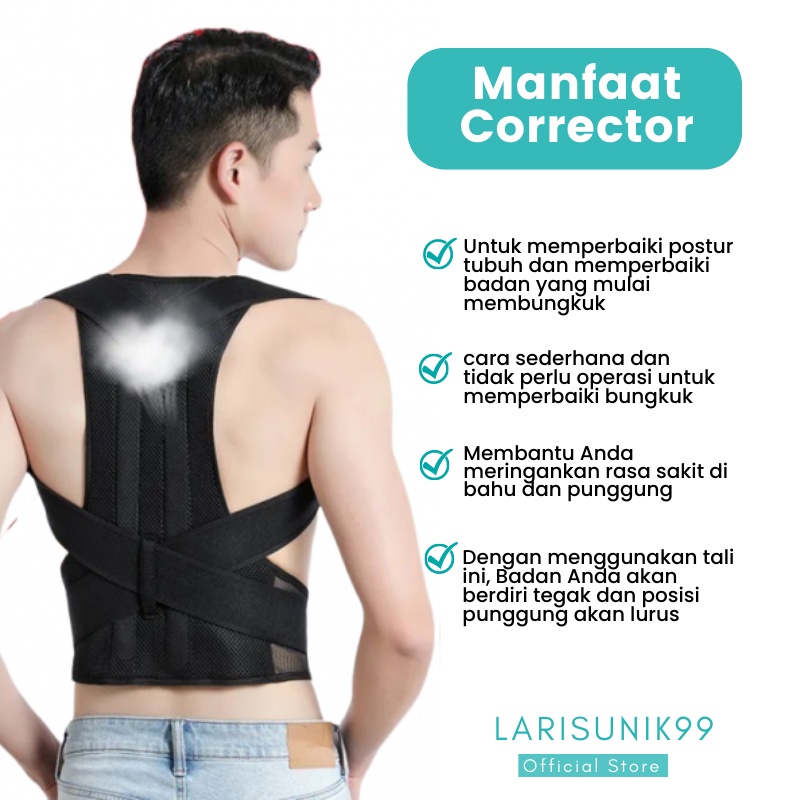 Sabuk Penyangga Punggung Korset Kesehatan Sabuk Terapi Posture Pain Need Help Corrector Besar 2021