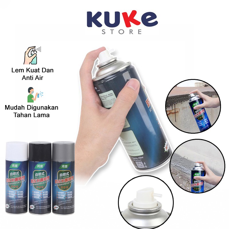 {FREEONGKIR} GAN LEM SPRAY ANTI BOCOR WATERPROOF PENAMBAL TEMBOK 700ML / LEM SPRAY ANTI BOCOR