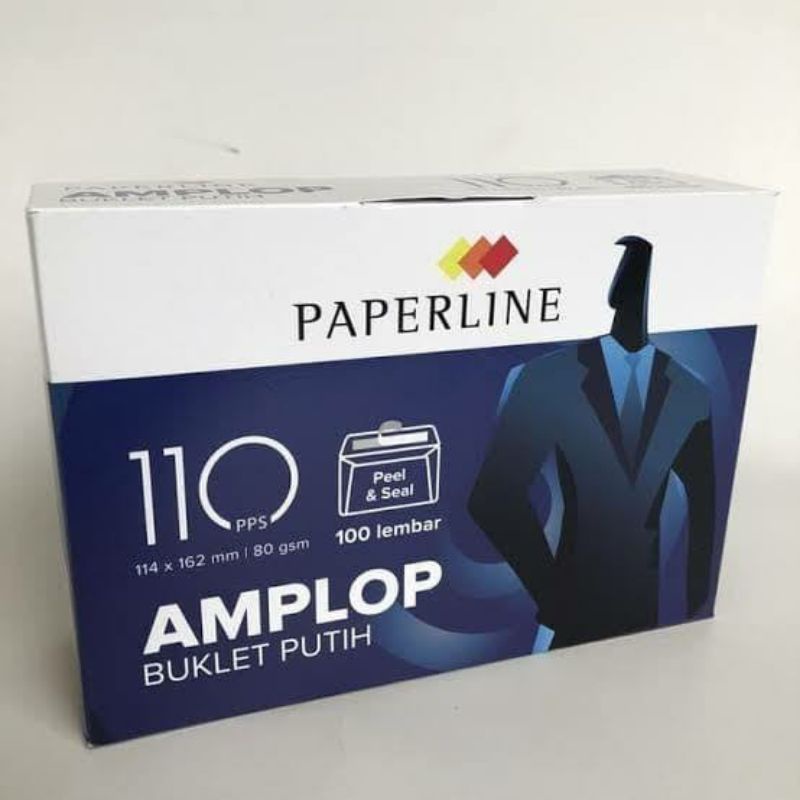 

AMPLOP PAPERLINE BUKLET PUTIH ISI 100 LEMBAR