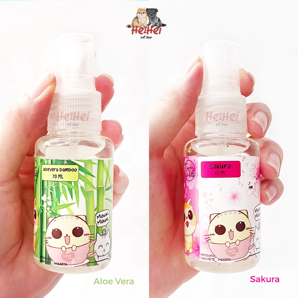 Kawaii Parfume 70 ml – Parfum Cologne Kucing Anjing Cat Dog Pet