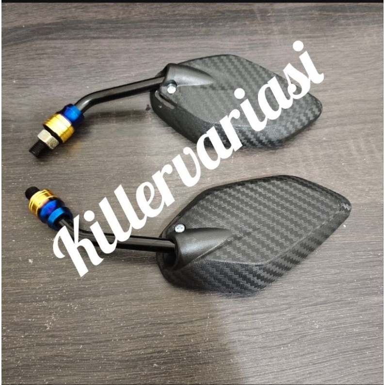 spion Jupiter z Vixion Mio Xeon spion model Jupiter Z1 motif karbon + monel cnc two tone