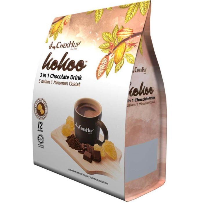 

NEW Chek Hup KOKOO 3in1 15 x 40gr Hazelnut Hot Chocolate Drink - Kokoo Coklat