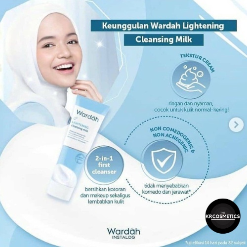 Wardah Lightening Cleansing Milk 100 ml