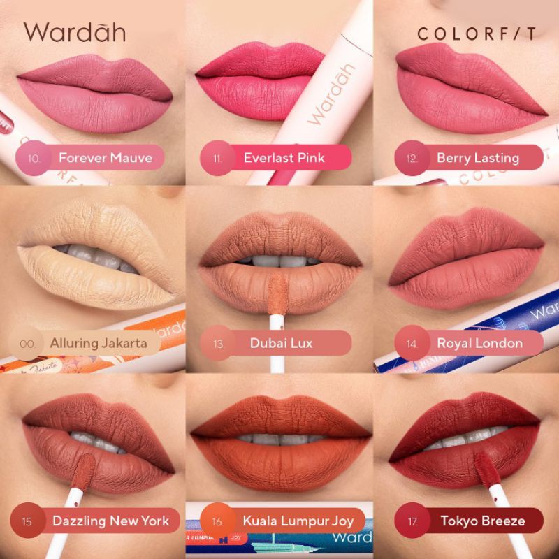 WARDAH Colorfit Last All Day Lip Paint 4,2gr (Lip Cream)