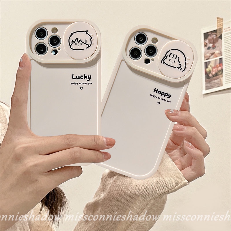 Casing Soft Case Tpu Motif Lucky Boys Untuk IPhone 11 Pro Max XR 7Plus 8Plus 11 13 12 Pro Max X XS Max