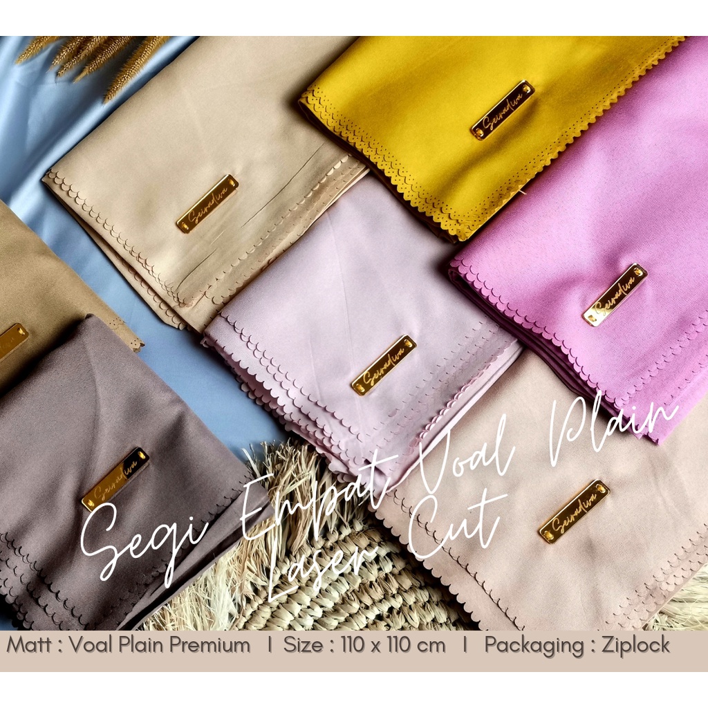 SEIRADIVA Voal Plain Premium