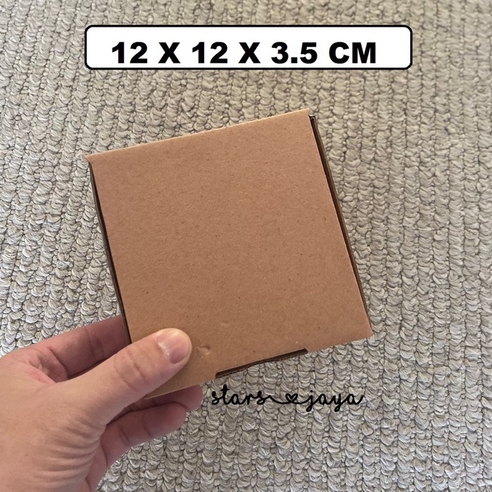 

Box Die Cut Polos 12 x 12 x 3.5 cm, Box Corrgated , Kotak Packaging, Kardus, Box E FLUTE