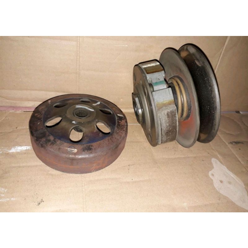 PULLY SET BEAT FI TAHUN 2013/2014 ORIGINAL LEPASAN MOTOR