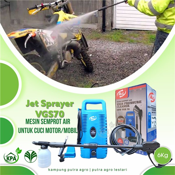 MESIN CUCI STEAM MOTOR & MOBIL - JET SPRAYER ABW VGS70