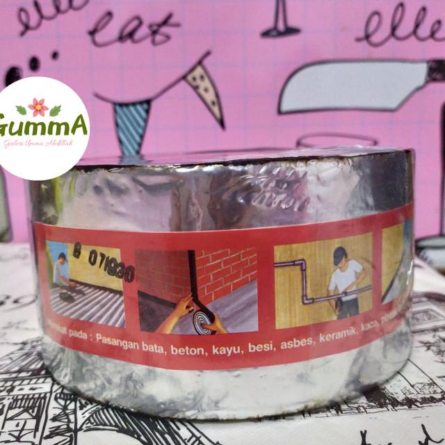 

Flashband 7,5 CM / Lakban Anti Bocor / Lem Atap Talang/ Penambal Bocor