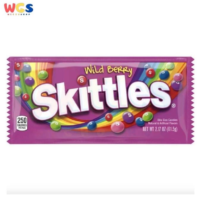 

TERLARIS Permen Skittles Wild Berry Candy Single Pack 2.17oz 61.5g /PERMEN LUNAK/PERMEN VIRAL/PERMEN MILO/PERMEN YUPI/PERMEN JADUL/PERMEN KARET