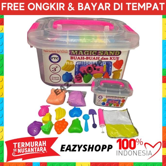 Mainan Pasir Pasiran Pantai Ajaib Kado Anak Anak Edukasi 1 Set Lengkap
