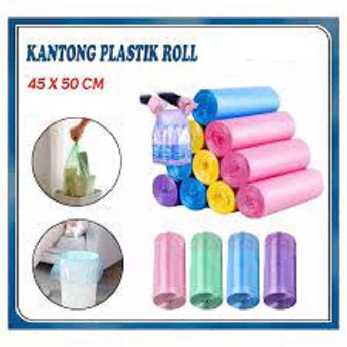 Kantong Plastik Sampah Roll / Trashbag Roll / Plastik Gulung