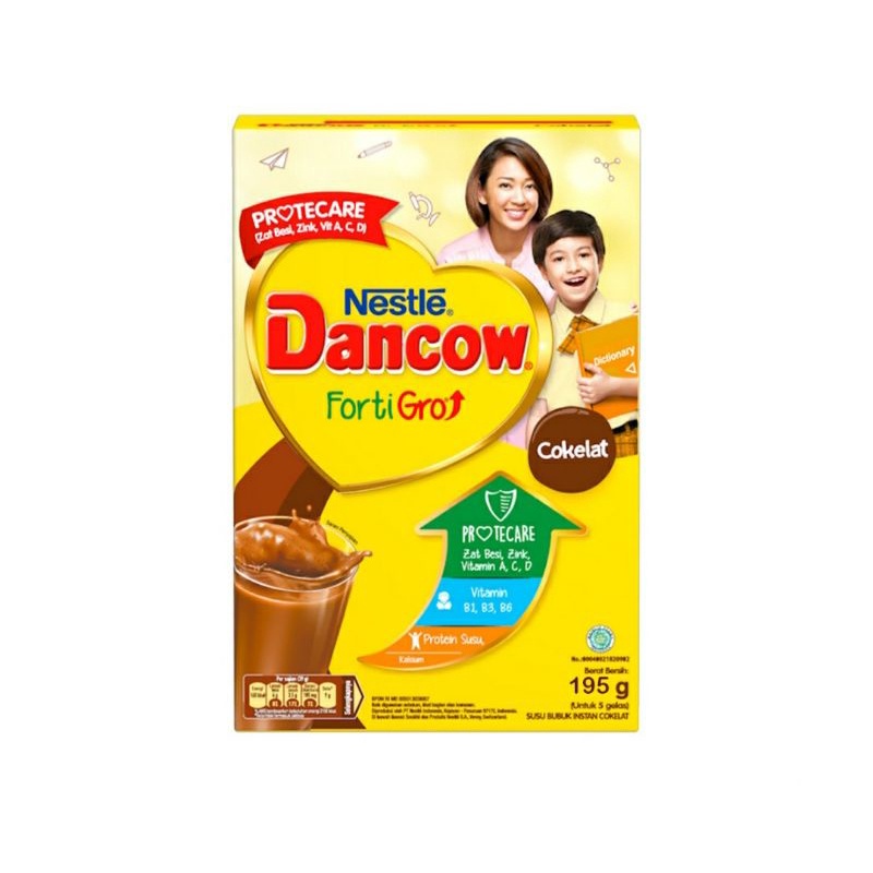 

Dancow FortiGro Susu Bubuk Instan Cokelat 195 g