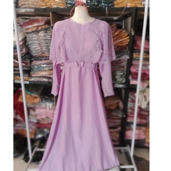 Harga Spesial Nadine dress/gamis cantik M L XL XXL