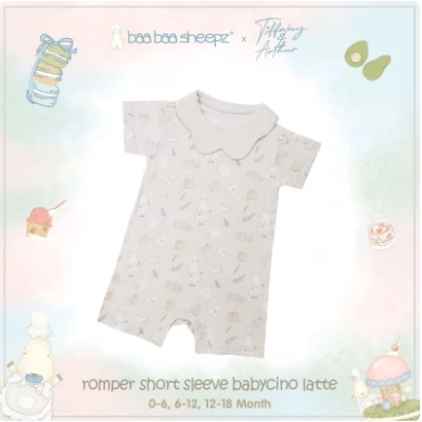 Baa Baa Sheepz x Tiffany Short Sleeve Romper Chef BaaBaa