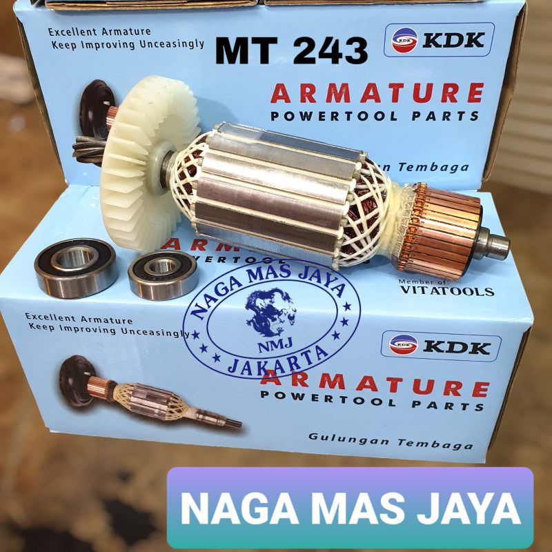 ARMATURE FOR CUT OFF MAKTEC MT 243 / ARMATUR / ANGKER MAKTEC MT 243 / ARMATURE MT243 MERK KDK