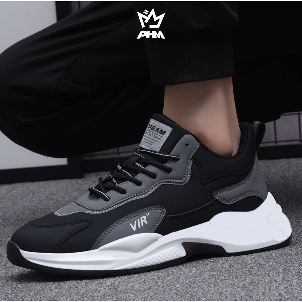 PHM Shoes [COD] Vir Sepatu Sneakers Pria Olahraga Sport Shoes Casual Running