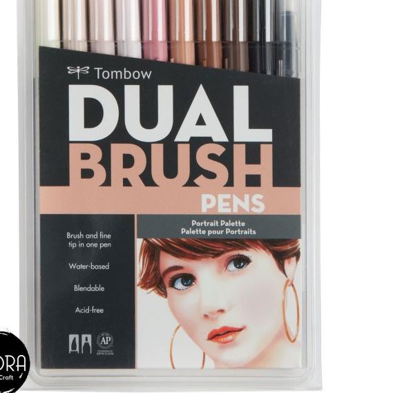 

Tombow Dual Brush Pen Set 10 - Potrait Palette
