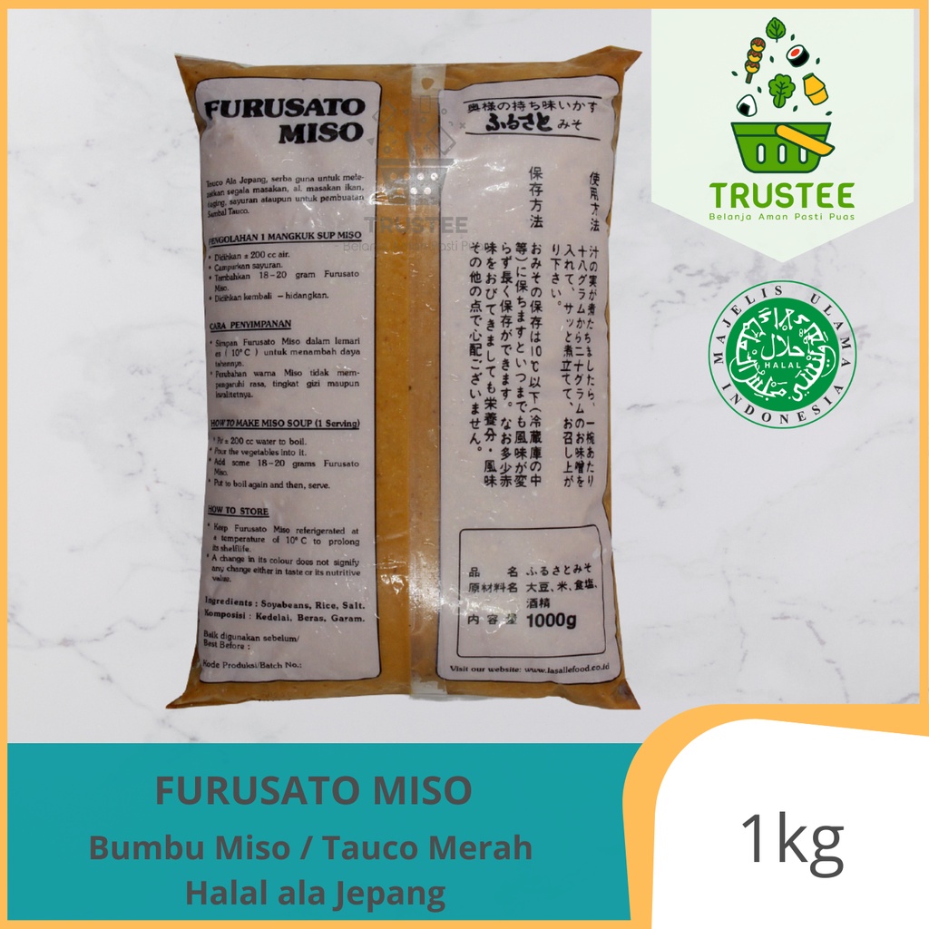 Furusato Pasta Miso Tauco Jepang 1kg | Tauco Merah Jepang