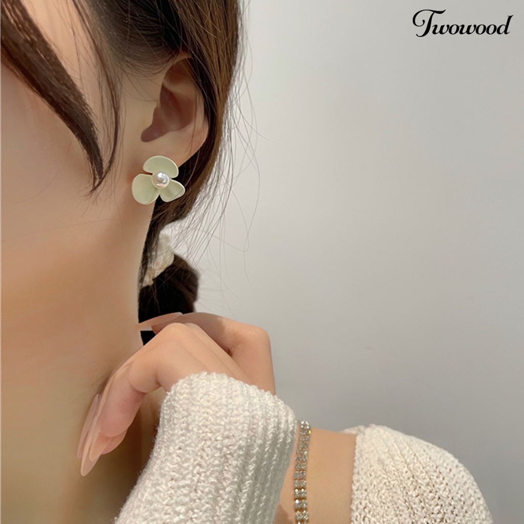 1 Pasang Anting Klip Telinga Model Simple