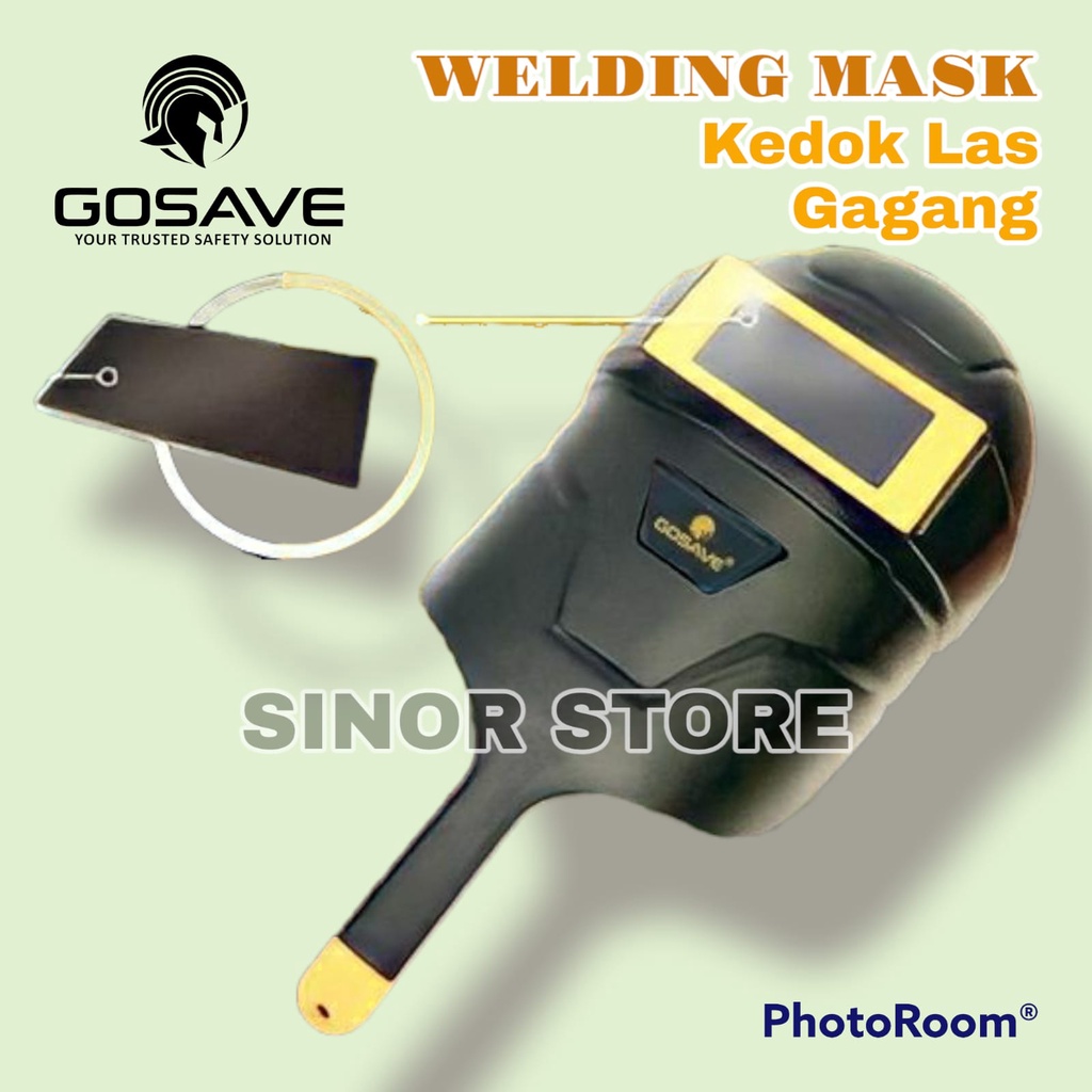 Kedok las gagang topeng las pegang pelindung las welding mask