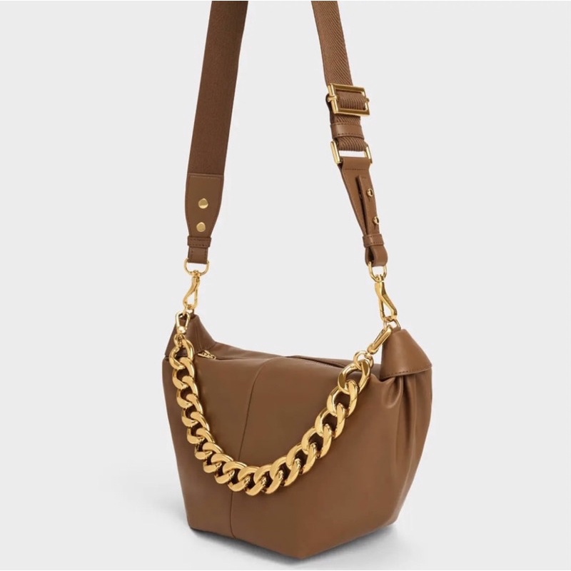 C Daki Chain Handle Hobo Bag