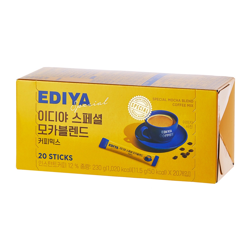 

EDIYA Coffee Instan Special Mocha Blend Coffee Mix 1box 20 stick