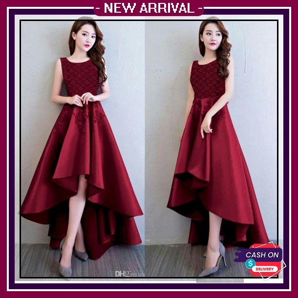 Dress Wanita Gaun Modern Mewah Untuk Natal Kondangan Pesta Terbaru Premium Elegan Baju Dres Cantik C
