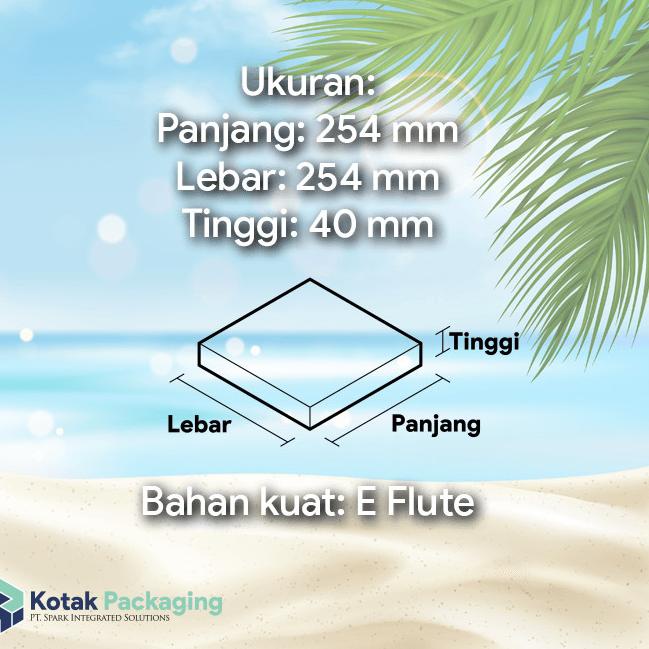 

Kardus Kotak Pizza 25 x 25 x 4 Kraft Cokelat Karton Kemasan Box pitsa