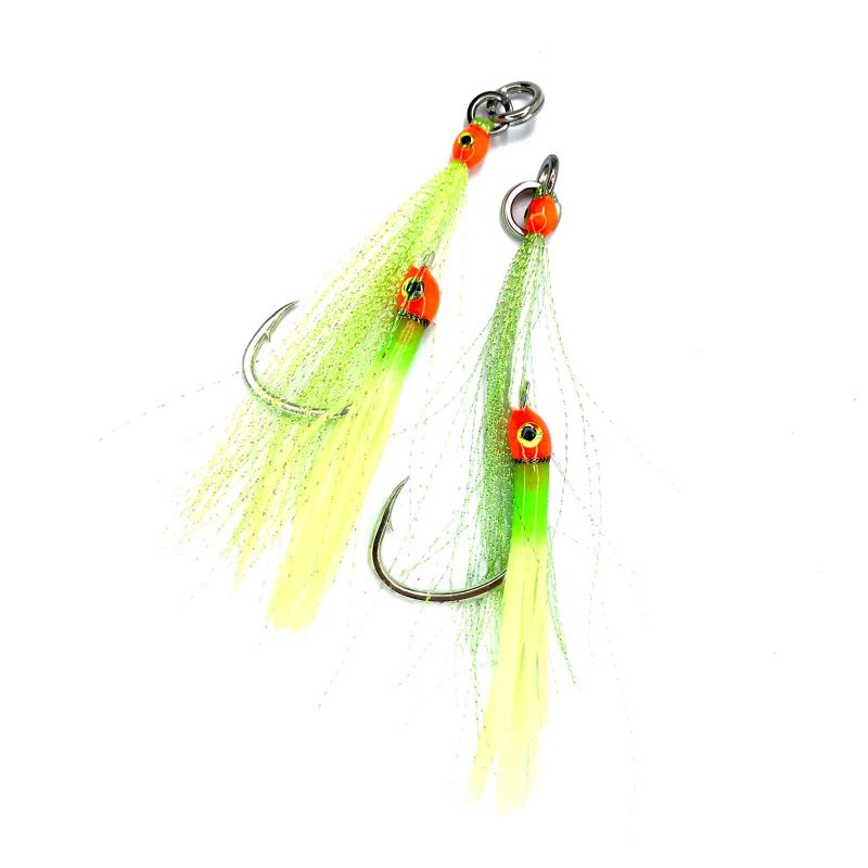 Assist Hook Sabiki Green Yellow GID 1/0 - 4/0