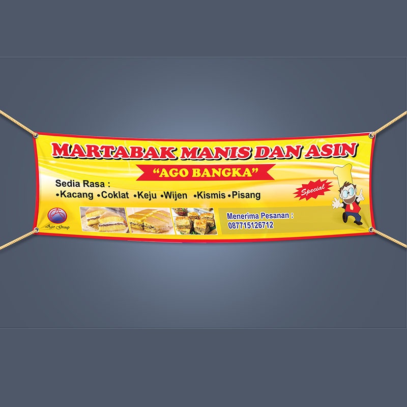 Cetak Spanduk/MMT Baliho Banner Free Custom Ukuran & Design