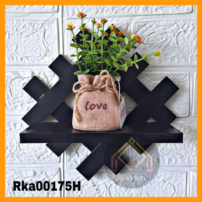 [COD] RAK PAGAR MINI RKA0175 - RAK DINDING MINIMALIS PAGAR RAK HIAS GANTUNG