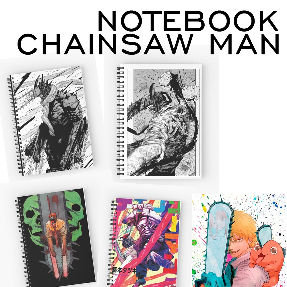 

Notebook Chainsaw Man Aesthetic Notebook ChainsawMan Anime Merchandise