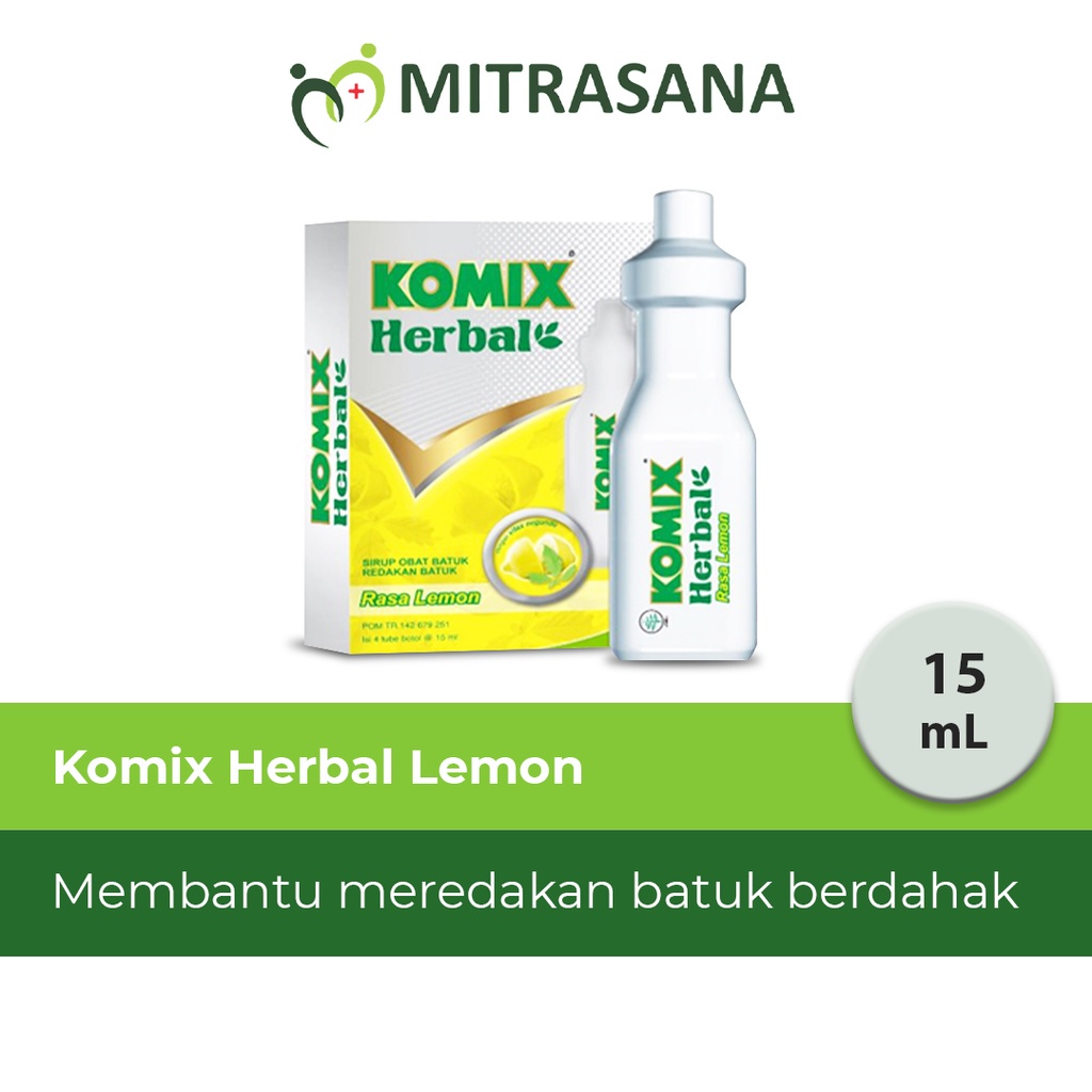 Komix Herbal Original Tube 4 Tube/15 Ml