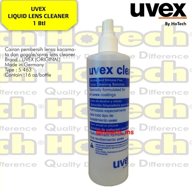 Jual UVEX Safety Glasses Cleaning Solution 16oz / Bottle Clear