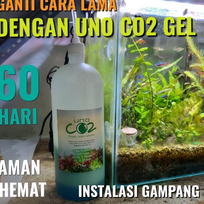 UNO CO2 gel CO2 + Fertilizer Aquascape Paket Lengkap