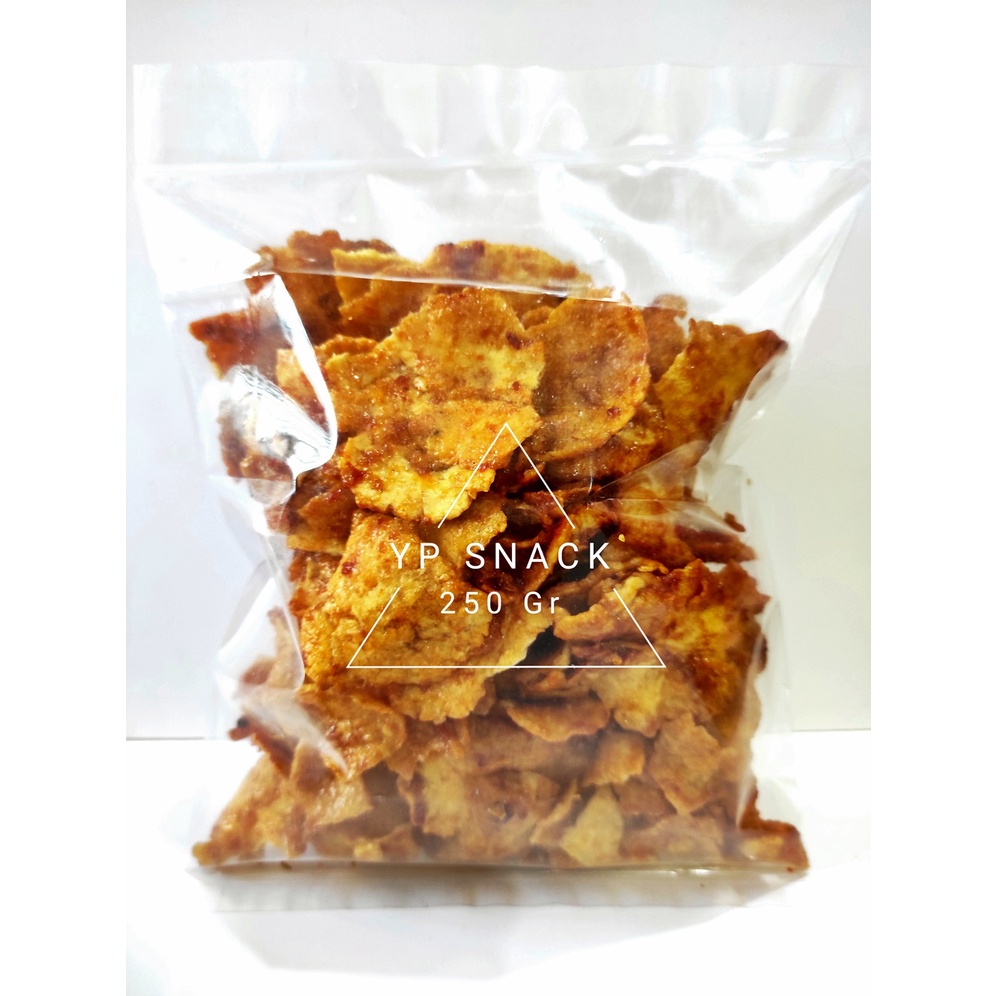 

Emping Sambal Caramel 250gr Emping Aceh, pedas manis, gurih, garing dan renyah