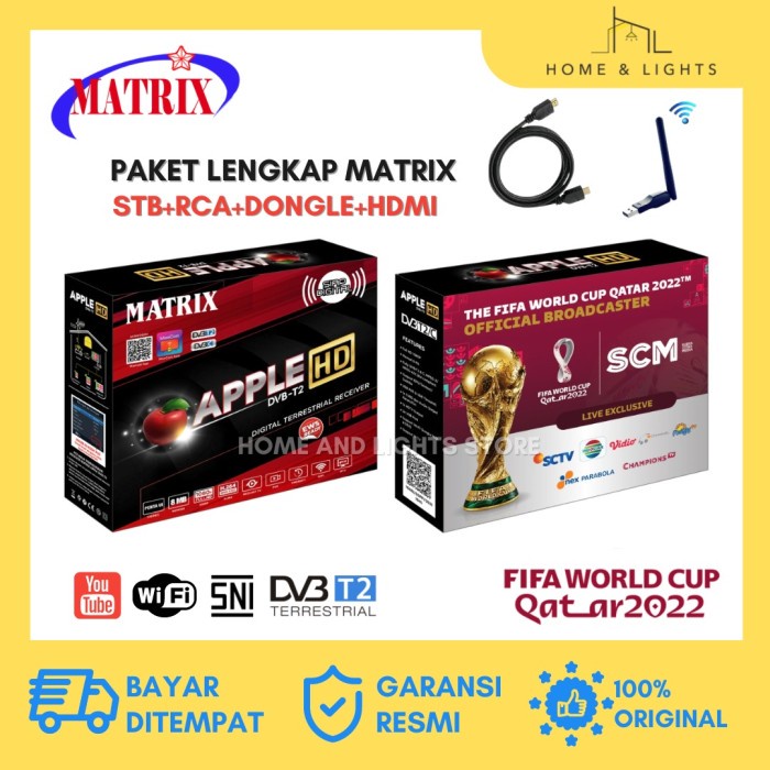 Box Stb Set Top Box Matrix Stb Dvb T2 Hd Youtube (Grosir)