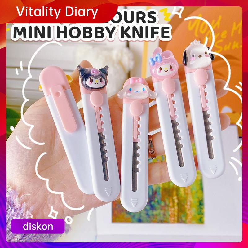 

【COD❤️】Cutter Mini PortablePaper Cutter Express Opening Box Cutter Cartoon VDY