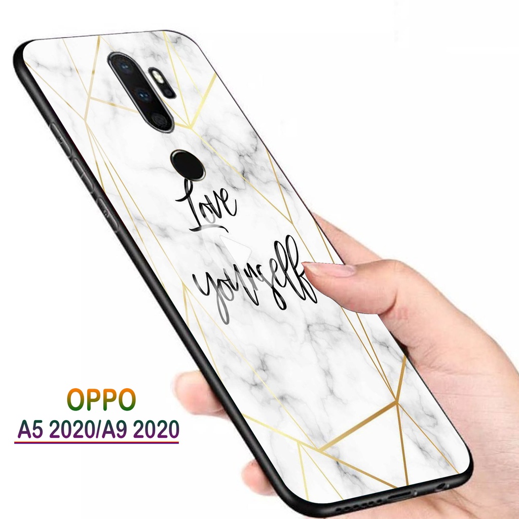 Softcase Kaca OPPO A5 2020 A9 2020 - Case Handphone A5 2020 A9 2020 [T36].
