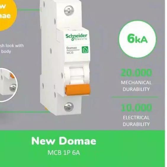 MCB Schneider 6 Ampere / 1 pass