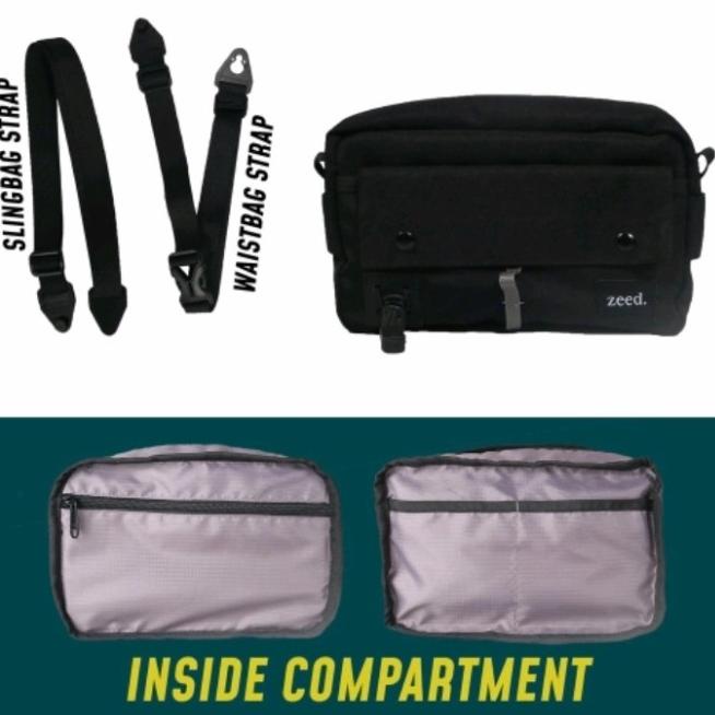 Tas Front Block Sepeda Lipat Zeed Ceklie Murah Berkualitas - Hitam