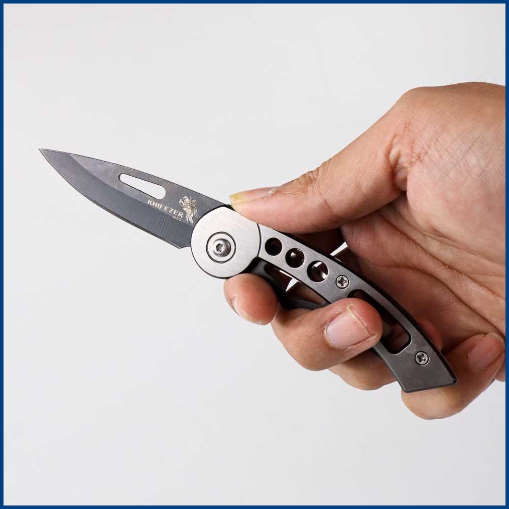 Pisau Saku Lipat Serbaguna Folding Portable Knife Survival Tool - Knifezer