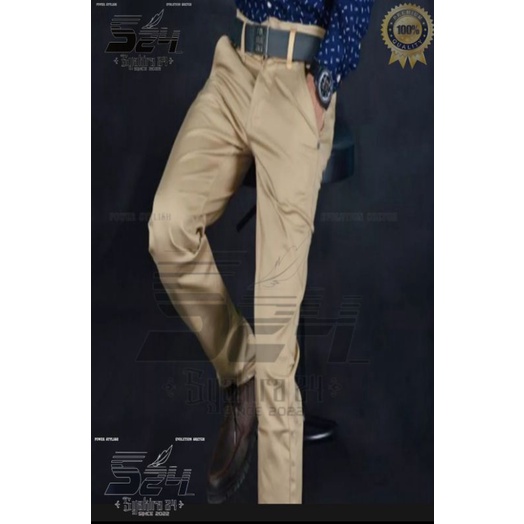 CELANA PANJANG REGULAR CELANA STANDARD KAIN TWILL / CHINO STANDARD