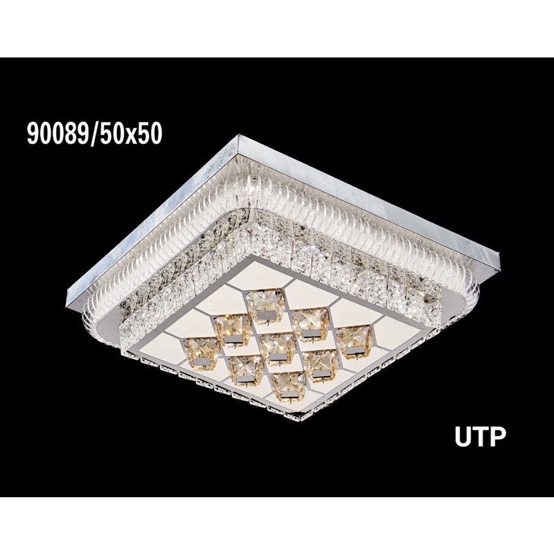 Lampu plafon led kristal / lampu hias / lampu kristal 90089-500