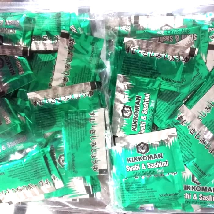 

Kikkoman Sushi Sashimi Shoyu Soy Sauce 3ml 100pcs