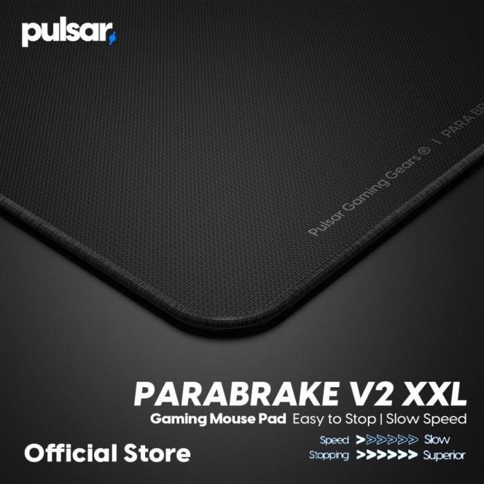 Pulsar ParaBrake V2 XXL - Slow Speed Gaming Mousepad