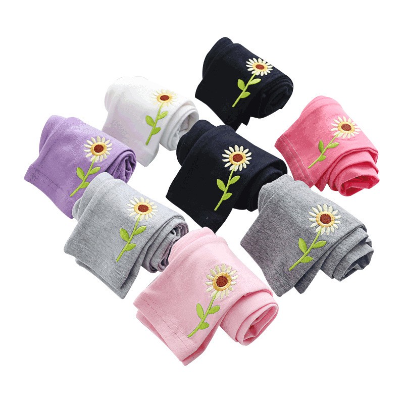 HappyOliver FLOWER POPSY PANTS legging anak perempuan celana panjang import PART2